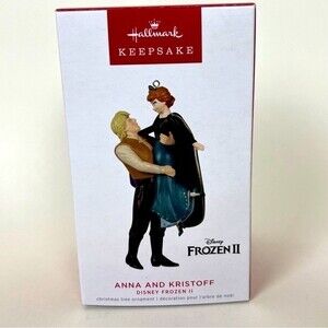 2022 Hallmark Ornament Frozen II Anna and Kristoff Disney Keepsake Ornament New